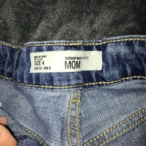 Topshop Shorts - Topshop Mom High Waisted Jean Shorts Topshop Shorts - Topshop Mom High Waisted Jean Shorts